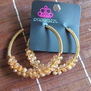 Gold hoop earrings